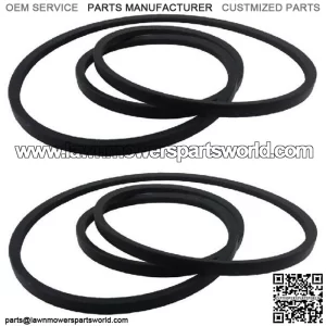 (2) Replacement Belts for MTD 954-04219 / 754-04219 (1/2" x103")