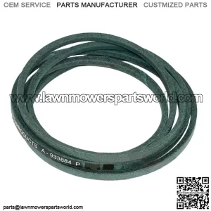 933884 1/2" X 130" Belt Fits Toro Wheel Horse Riding Mower XL Range W/ 44" Deck