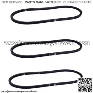 (3) Deck Drive Belts Fits Scag Turf Tiger Commercial Mower 61" Deck 481558