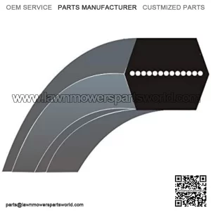 AA112 V-belt, lawn mower belt, compatible with 107 cm rear discharge lawn mowers including Husqvarna, Rally, Partner, Jonsered, Mc Culloch Gardol, AYP, McCulloch, Bernard, Sentar,