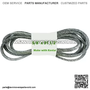 5/8" x 81 1/2" Kevlar Lawn Mower Cutting Belt Compatible with Cub Cadet/MTD 754-04002, 954-04002; Husqvarna 578453624