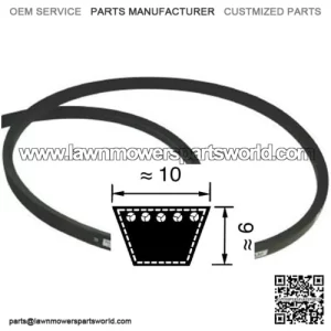 V-belt for HONDA HRB 476 C ALPINA AL6 48 SBE AL6 48 SBQ BL 480 SBQ CastelGarden MP1 504 S NG 504 TR TR/E XS 50 BS STIGA COMBI 50 S AE Combi 50 SEQ