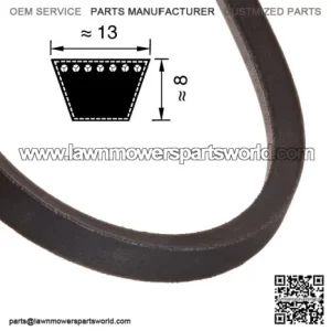 V-Belt for Husqvarna Rider R11C R13C R15C R16C R215 R216 R316 R318 intermediate wheel / deck