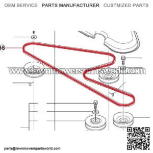 HQV Rider 15T V-belt