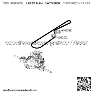 Travel belt Husqvarna YTH2042