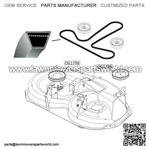Husqvarna YTH184 blade drive belt