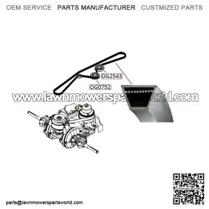 Husqvarna TS138, TS142 Drive A V-Belt