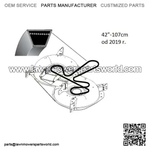 Husqvarna TC342T Blade V-Belt