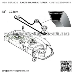 Husqvarna GTH, YTH 48" Blade Drive Belt