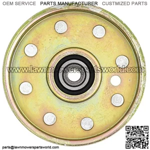 Flat Idler Pulley for Cub Cadet MTD White Pro RZT17 RZT22 RZT42 RZT50 LT1022 LT1024 01004081 756-1229