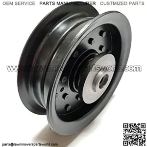 Heavy Duty Flat Idler Pulley - Compatible with: Pulley Number 196104 197380 532196104 532197380 for Poulan Craftsman Husqvarna
