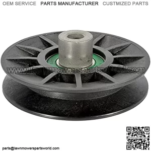 332519B V-Idler Pulley for Craftsman, Husqvarna, Poulan Mowers Replaces OEM Numbers 194326 and 532194326, Black