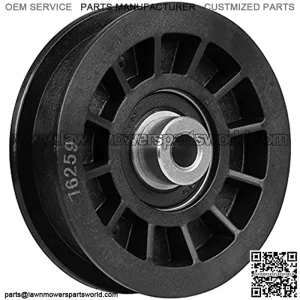 Fourtry Flat Idler Pulley Fit for Craftsman Riding Mower - Flat Pulley Fit for HU Ariens Poulan Craftsman YT4000 YS4500 Lawn Tractor with 42" 54" Deck, Replace 194327 532194327 280-6630