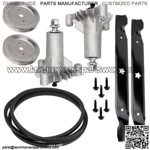 2 Deck Spindle Blade Belt Pulley for Husqvarna YTKH1542 YTKH1542 XP 42" Deck