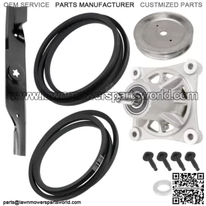 Deck Spindle Pulley Blade Belt For Husqvarna YTH2548 YTH2748 Ytkh1848 XPa XPb Xc