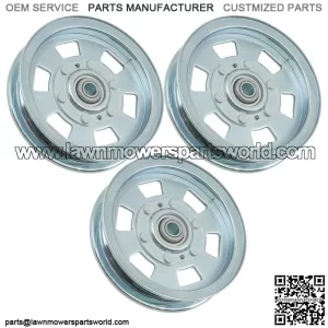 Flat Idler Pulley For Bad Boy ZT Series 48" 50" 54" 60" Deck QTY 3