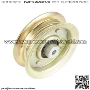 Flat Idler Pulley For John Deere LT133 LT150 LT160 LT170 LT180 LTR155 AM124346