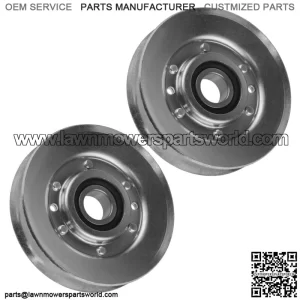 2 V-Idler Pulley For John Deere X738 X739 X740 X744 X748 X749 X750 X754 AM118447