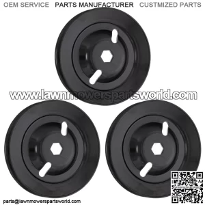 Deck Spindle Pulley Set for John Deere L120 L130 LA130 LA140 145 155C 3-Pack