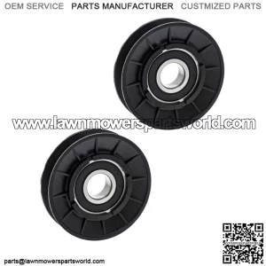 Idler Pulley Set for John Deere 55 L120 L130 L100 L110 L118 L111 D140 2-Pack
