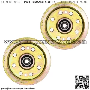 Heavy Duty Flat Idler for YTH2348 Z254 MZ6128 MZ61 MZ52 MZT61 2-Pack
