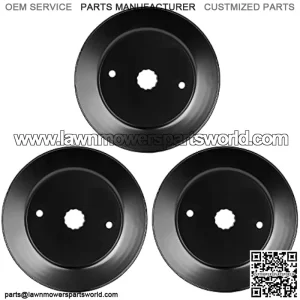 Deck Spindle Pulley for Husqvarna GT200 GTH225 YT180 YTH1746 EZ4824 EZ5225 LR 100 110 YTH180 LT100 LT125 129207 153531 173434 532173434 3 Pack