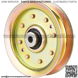 Flat Idler Pulley Replaces for Husqvarna AYP 175820 532175820 596481401 Kees 107620 CT126 GTH2548 GTH2654 LT126 YTH2448,1 Pack