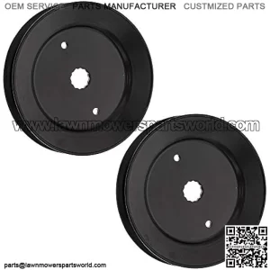 Deck Spindle Pulley for Husqvarna GT200 GTH225 LR 100 YT180 YTH180 EZ4824 129207 153531 173434 532173434 2 Pack