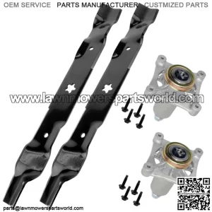 Deck Spindle Blade Rebuild Kit for Husqvarna LTH151 LTH1438 LTH19538 Deck Kit