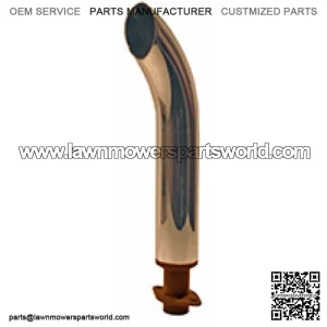 Curved Chrome Exhaust Stack 22" Tall Fits John Deere M MT MC 40 320