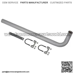 FOE-20 Vertical Exhaust Pipe w/ Clamp Fits Ford New Holland Tractor 801 901