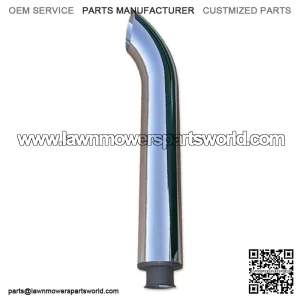 36" Chrome Exhaust Stack w/ Bend Fits John Deere 3010 3020 4010 4020