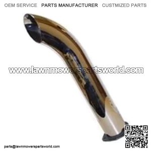 Double Wall Chrome Curved Exhaust Stack 24" Fits John Deere R 80 820 830