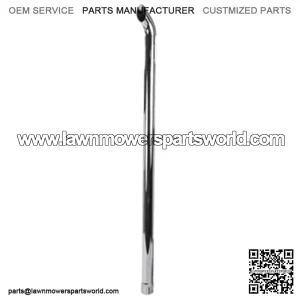 ZNL89020C New Universal Products Curved Chrome Exhaust Stack