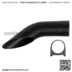 R1791 Curved Exhaust Extender - 1 3/4" Fits John Deere