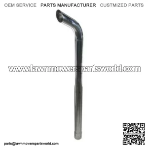 A-146490CHR Chrome Exhaust Stack with Ext. Curve - Fits Case IH Tractor Models