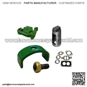 Fits John Deere 50 INTAKE EXHAUST MANIFOLD CLAMP HEAT EXCHANGER GASKETS B3211R B