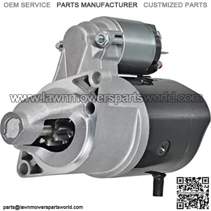 410-52045 Starter Compatible With/Replacement For Kubota Tractor/Mower RX1300 F2000 F2100 B1550 B1750 B20 B4200 B5100 B5200 B6000 B6100 B6200 B7100 B8200 G1800 G1900 G6200