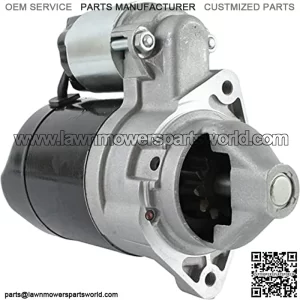 New Starter Compatible with/Replacement for John Deere Mowers - Front F525 1990-On, Tractors-Farm 185,Lawn 180,Lawn 185, Lawn 260, Lawn 265 128000-2810, 128000-7070, AM102382, AM106948