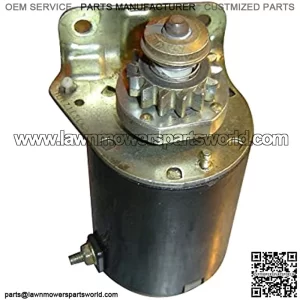 14 Tooth Starter Motor Replacement for 42 Cut Troy Bilt Bronco, Pony Lawn Mower Tractors with Briggs Stratton 17.5 hp Intek IC OHV Engine