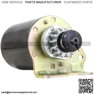 New Cylinder Starter Motor Compatible With 693551-14 Tooth, Craftsman Lawnmower Steel Flywheel, John Deere LG693551 - Briggs and Stratton Motors for Riding Mowers