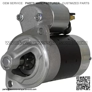 New Starter Compatible with John Deere Trail Gator 6 X 4 Hpx Yanmar 18Hp by Part Numbers S114-443 S114443 S114-443A AM878176 1192260-77010 10461660 S114443A 119226077010