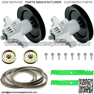 Deck Rebuild Kit Blade Belt Spindle Idler Lawn Mower Assembly for 13AD771G731 918-04456A 918-04461 MTD 753-08171 Troy Bilt 742-0616 Belt 96 1/2"