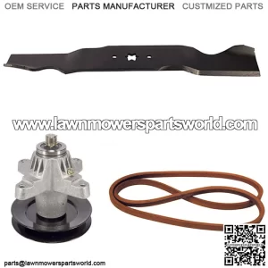 Fits Husqvarna/Poulan 54" STD Blade Spindle Belt Kit GTH2654 LGT2654 YTH2654