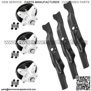 50" Deck Spindle Blade Rebuild Kit For Cub Cadet LTX1050 LTX1050KH KW VT 50"