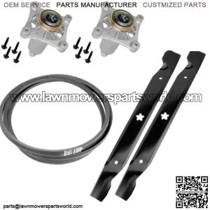 42" Deck Spindle Blade Belt Rebuild Kit for Husqvarna YTA18542 YTA19K42 YTH2042