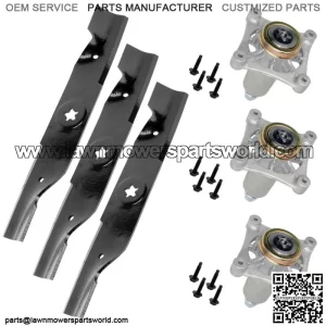 48" Deck Spindle Blade Pulley Rebuild Kit for Husqvarna YTH1848XPT 48" Deck