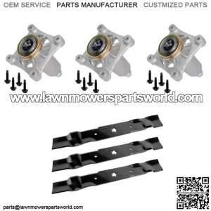 54" Deck Spindle Blade Rebuild Kit for Husqvarna GT2254 54" Deck Lawn Mower