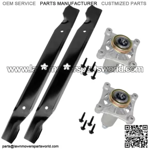 42" Deck Spindle Blade Rebuild Kit for Husqvarna LTH1842 LTH2142 TS242 TS243