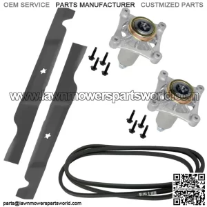 46" Deck Spindle Blade Belt Kit for Ariens 936001 936039 936053 Hydro 46" Deck